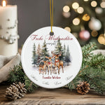 Lade das Bild in den Galerie-Viewer, Personalisierter Weihnachtsbaumanhänger mit Familiennamen – Individueller Christbaumschmuck bedruckt – Weihnachtsdeko Geschenk mit Namen - GlamourDesign
