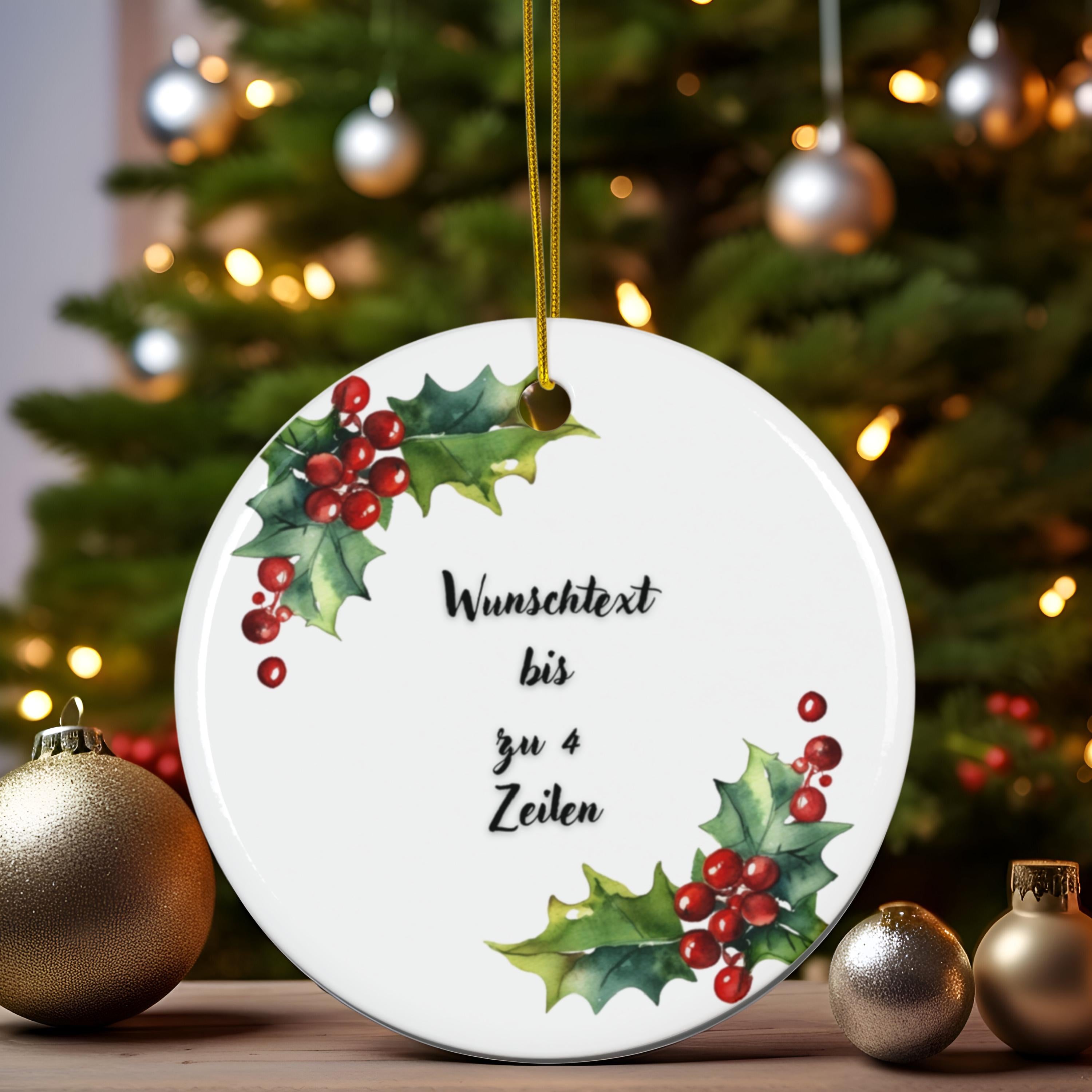 Personalisierter Hochzeitsornament Individueller Baumschmuck Erstes Weihnachten verlobt verheiratet Namensornament Geschenk für Paare - GlamourDesign