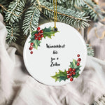 Lade das Bild in den Galerie-Viewer, Personalisierter Hochzeitsornament Individueller Baumschmuck Erstes Weihnachten verlobt verheiratet Namensornament Geschenk für Paare - GlamourDesign
