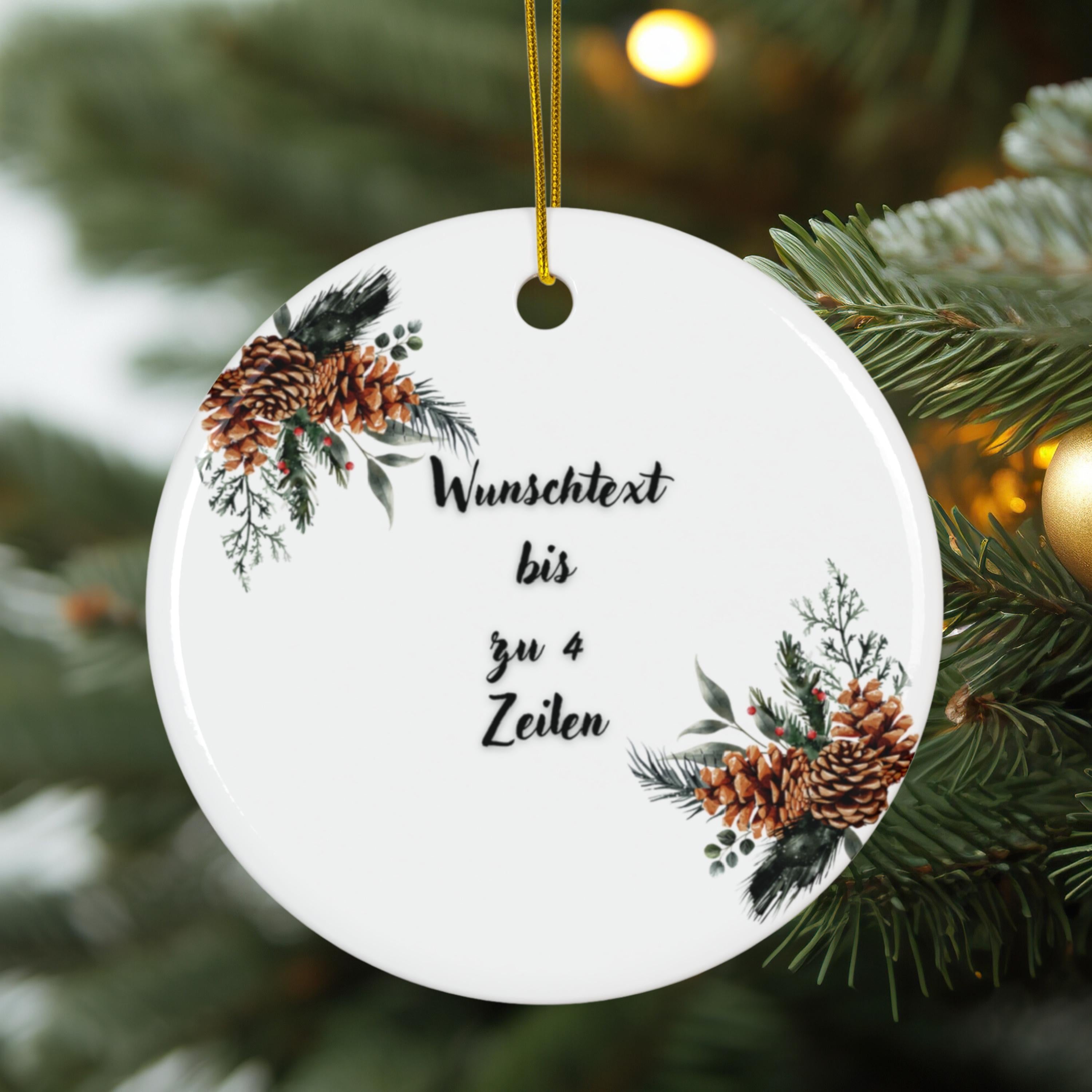 Personalisierter Hochzeitsornament Individueller Baumschmuck Erstes Weihnachten verlobt verheiratet Namensornament Geschenk für Paare - GlamourDesign