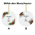 Lade das Bild in den Galerie-Viewer, Personalisierter Hochzeitsornament Individueller Baumschmuck Erstes Weihnachten verlobt verheiratet Namensornament Geschenk für Paare - GlamourDesign
