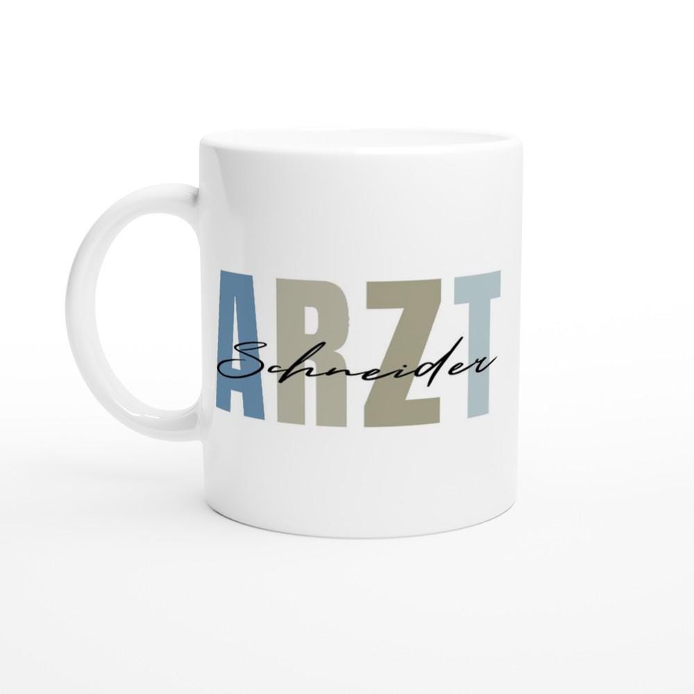Personalisierte Arzt Kaffeetasse - Individuelle Mediziner Tasse - Geschenk für Ärzte & angehende Doktoren - Doktor Abschlussgeschenk