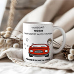Lade das Bild in den Galerie-Viewer, Tasse als Geschenk zum Führerschein | lustige Tasse zum Führerschein personalisierbar mit Namen  | Führerschein-Geschenkidee
