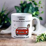 Lade das Bild in den Galerie-Viewer, Tasse als Geschenk zum Führerschein | lustige Tasse zum Führerschein personalisierbar mit Namen  | Führerschein-Geschenkidee
