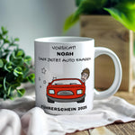 Lade das Bild in den Galerie-Viewer, Tasse als Geschenk zum Führerschein | lustige Tasse zum Führerschein personalisierbar mit Namen  | Führerschein-Geschenkidee
