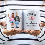 Lade das Bild in den Galerie-Viewer, Tasse Beste Freundinnen Klassik Motiv Jacke - GlamourDesign
