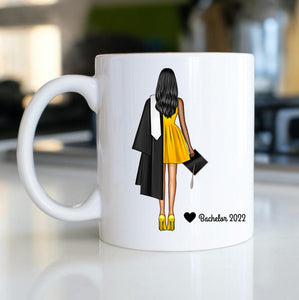 Bachelor- Master Tasse als Geschenk zum Abschluss| 2022| individuell anpassbar - GlamourDesign