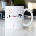 Lade das Bild in den Galerie-Viewer, Personalisierte Tasse für die Freundin, Freund, Pärchen, mit niedlichen Herzen |Kaffeetasse Namenstasse | Geschenkidee |Individuell bedruckt - GlamourDesign
