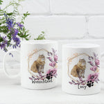 Lade das Bild in den Galerie-Viewer, Personalisierte Tasse für Katzenbesitzer, Katzen Mamas, Porträt, Zeichnung | Kaffeetasse Namenstasse | Geschenkidee | Individuell bedruckt - GlamourDesign

