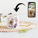 Lade das Bild in den Galerie-Viewer, Personalisierte Tasse für Katzenbesitzer, Katzen Mamas, Porträt, Zeichnung | Kaffeetasse Namenstasse | Geschenkidee | Individuell bedruckt - GlamourDesign
