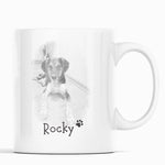 Lade das Bild in den Galerie-Viewer, Personalisierte Tasse für Hundebesitzer, Herrchen, Frauchen, Porträt, Zeichnung |Kaffeetasse Namenstasse| Geschenkidee |Individuell bedruckt - GlamourDesign
