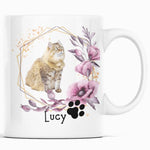 Lade das Bild in den Galerie-Viewer, Personalisierte Tasse für Katzenbesitzer, Katzen Mamas, Porträt, Zeichnung | Kaffeetasse Namenstasse | Geschenkidee | Individuell bedruckt - GlamourDesign
