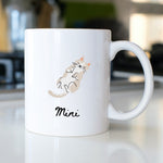 Lade das Bild in den Galerie-Viewer, Tasse für Katzenbesitzer mit Namen - GlamourDesign
