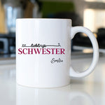 Lade das Bild in den Galerie-Viewer, Tasse für die Schwester| Lieblingsschwester Geschenk|personalisierbar mit Namen - GlamourDesign
