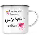 Lade das Bild in den Galerie-Viewer, Emaille Tasse| Becher| für Erzieher| Dankeschön| personalisierbar mit Namen - GlamourDesign
