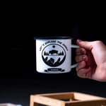 Lade das Bild in den Galerie-Viewer, Emaille Tasse| Becher| Adventure| Camping| Lets explore the world| personalisiert mit Wunschnamen - GlamourDesign

