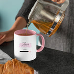 Lade das Bild in den Galerie-Viewer, Tasse für werdende Zahnärzte| Studium| Glückwunsch| personalisierbar mit Wunschnamen| Rosa - GlamourDesign
