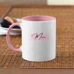 Lade das Bild in den Galerie-Viewer, Tasse für werdende Psychologen| Studium| Glückwunsch| personalisierbar mit Wunschnamen| Rosa - GlamourDesign
