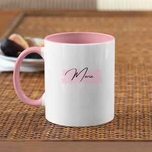 Tasse für werdende Psychologen| Studium| Glückwunsch| personalisierbar mit Wunschnamen| Rosa - GlamourDesign