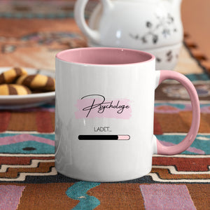 Tasse für werdende Psychologen| Studium| Glückwunsch| personalisierbar mit Wunschnamen| Rosa - GlamourDesign
