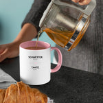 Lade das Bild in den Galerie-Viewer, Tasse für werdende Tanten| Schwangerschaftsverkündung an die Schwester| personalisierbar mit Jahreszahlen| Rosa - GlamourDesign
