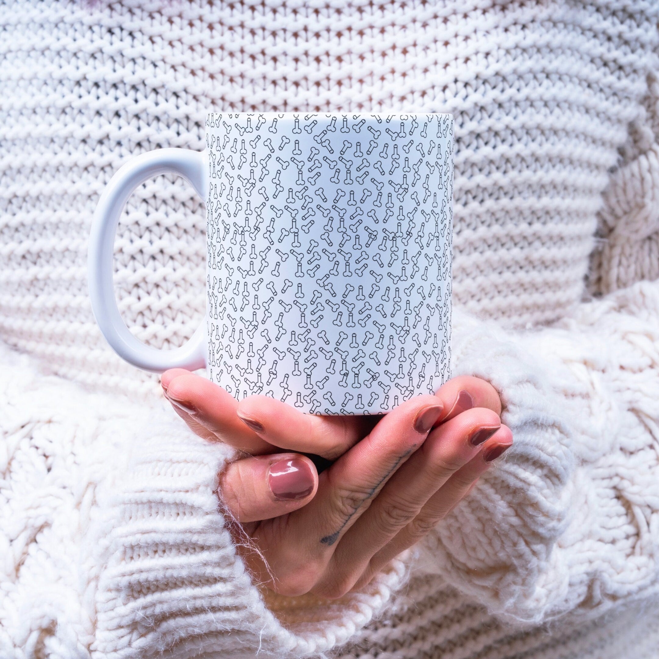 Tasse für die beste Freundin/ bester Freund| Penis-Tasse| Mikro-Penis| witziges Geschenk - GlamourDesign