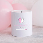 Lade das Bild in den Galerie-Viewer, Spardose| Babyfüße-Motiv| Geschenk zur Geburt - GlamourDesign
