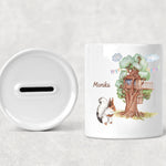 Lade das Bild in den Galerie-Viewer, Spardose| Personalisierbar mit Namen| für Kinder| Aquarell-Motiv| Geschenk zur Einschulung - GlamourDesign
