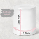 Lade das Bild in den Galerie-Viewer, Spardose| Personalisierbar mit Namen| für Kinder| Aquarell-Motiv| Geschenk zur Einschulung - GlamourDesign
