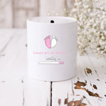 Lade das Bild in den Galerie-Viewer, Spardose| Babyfüße-Motiv| Geschenk zur Geburt - GlamourDesign
