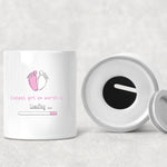 Lade das Bild in den Galerie-Viewer, Spardose| Babyfüße-Motiv| Geschenk zur Geburt - GlamourDesign

