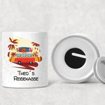 Lade das Bild in den Galerie-Viewer, Spardose| Reisekasse| Bulli-Motiv| Personalisierbar mit Namen - GlamourDesign
