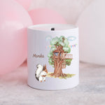 Lade das Bild in den Galerie-Viewer, Spardose| Personalisierbar mit Namen| für Kinder| Aquarell-Motiv| Geschenk zur Einschulung - GlamourDesign
