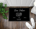 Lade das Bild in den Galerie-Viewer, Fußmatte | Camping Matte| personalisierbar mit Vornamen| rutschfest &amp; waschbar - GlamourDesign
