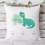 Lade das Bild in den Galerie-Viewer, Personalisierbarer Kissenbezug| Kissen| Dinosaurier| Namenskissen| Jungen - GlamourDesign
