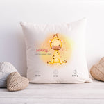 Lade das Bild in den Galerie-Viewer, Personalisierbarer Kissenbezug| Kissen| Giraffe| Namenskissen - GlamourDesign

