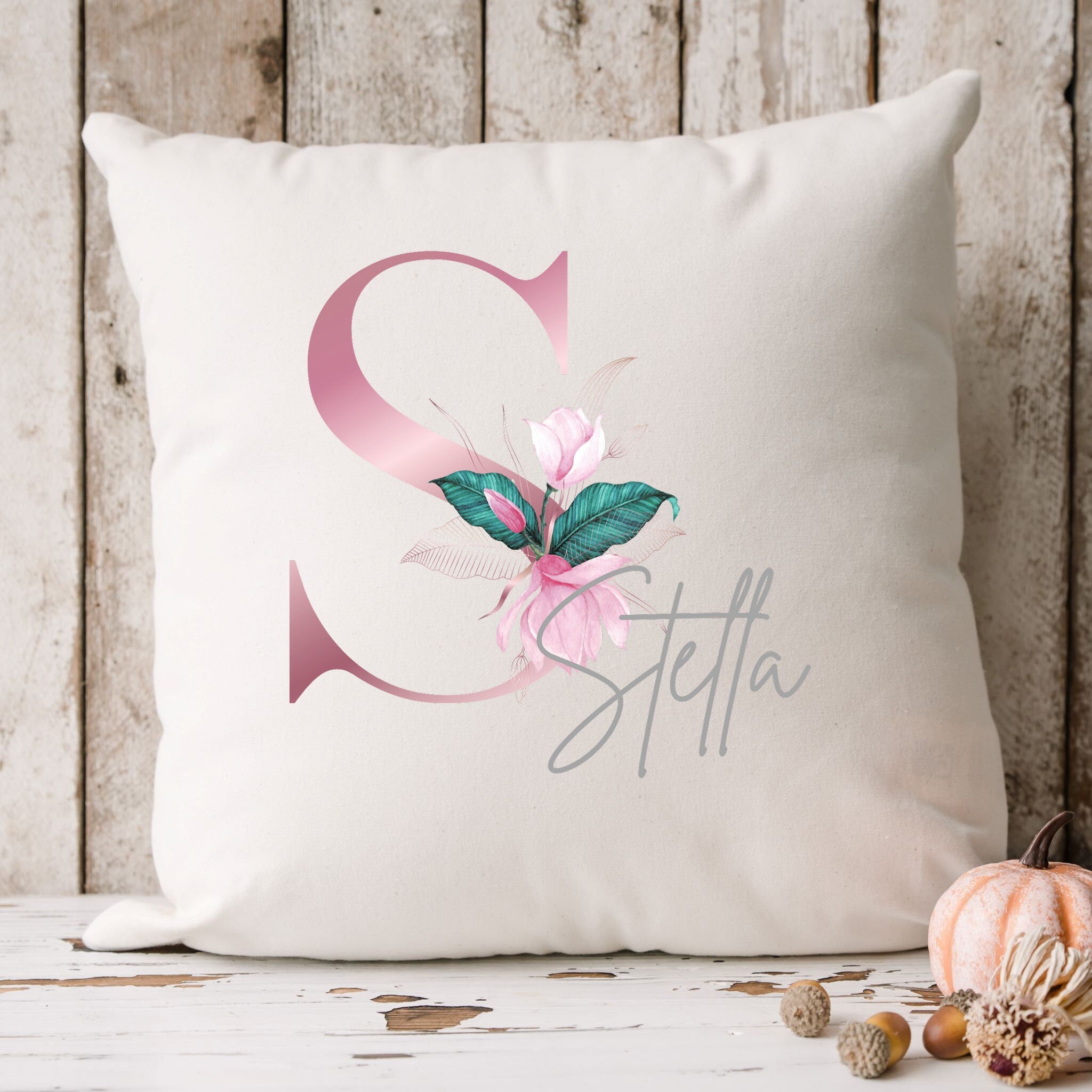 Namenskissen| Personalisierbarer Kissenbezug| Kissen - GlamourDesign