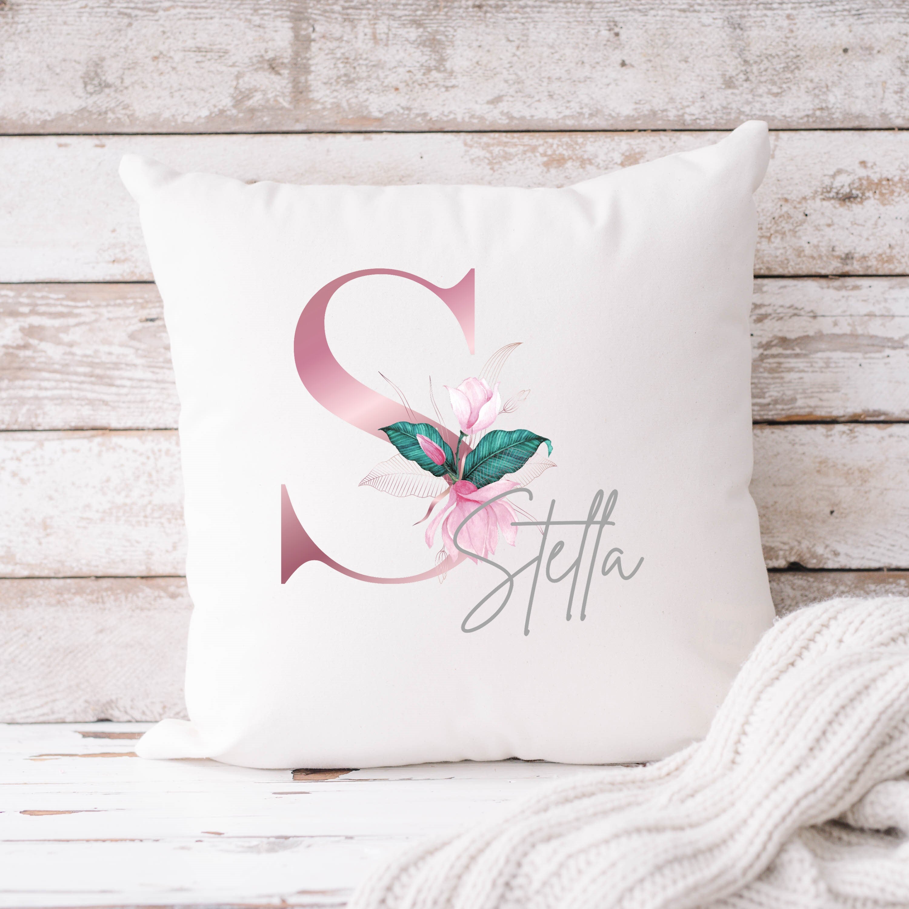 Namenskissen| Personalisierbarer Kissenbezug| Kissen - GlamourDesign