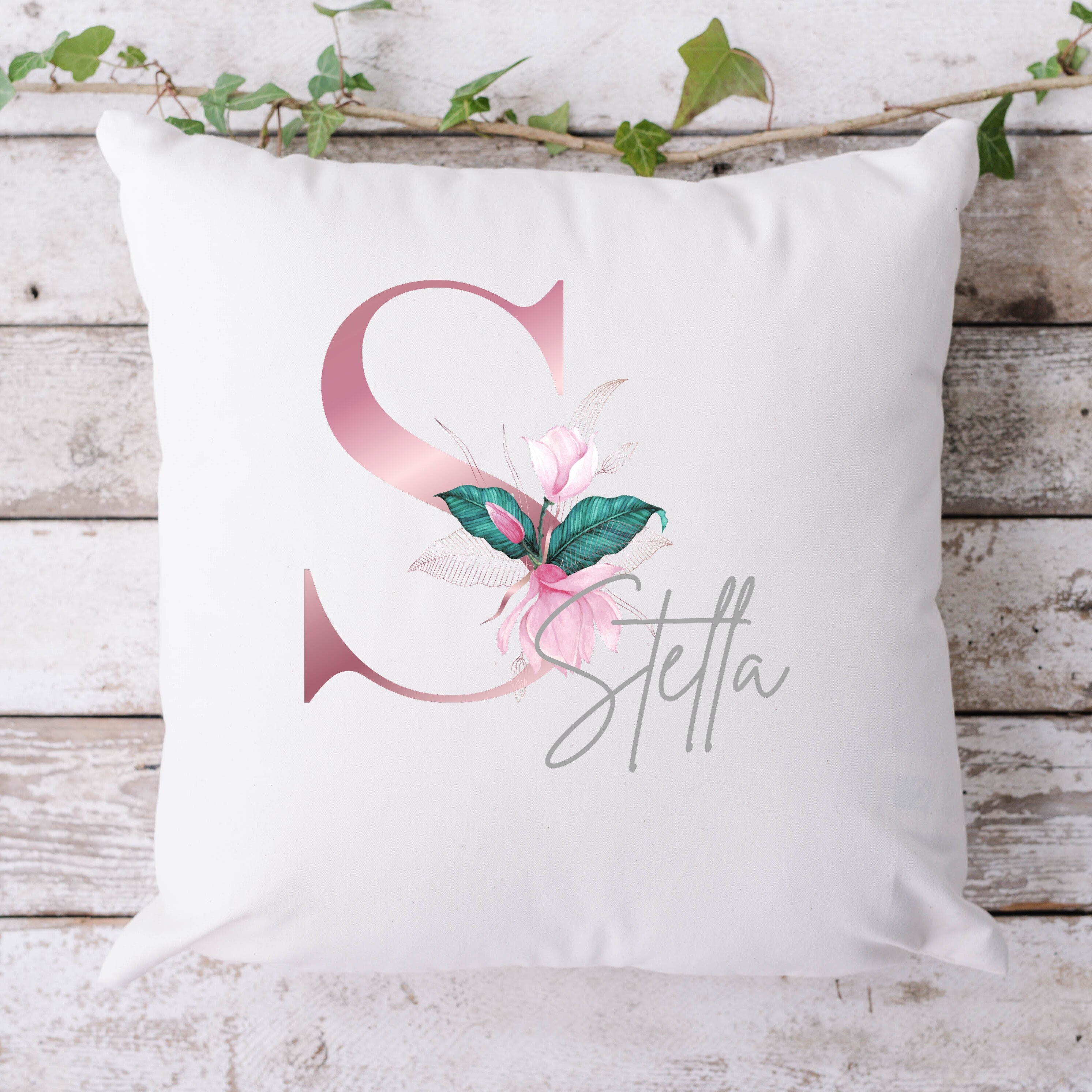 Namenskissen| Personalisierbarer Kissenbezug| Kissen - GlamourDesign