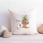 Lade das Bild in den Galerie-Viewer, Namenskissen für Kinder| Personalisierbarer Kissenbezug| Kissen| mit Namen| Eichhörnchen - GlamourDesign
