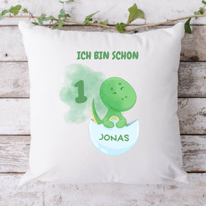 Personalisierbarer Kissenbezug| Kissen| Geschenk zum 1.Geburtstag| Namenskissen| Jungen - GlamourDesign