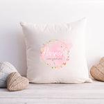 Lade das Bild in den Galerie-Viewer, Kissen in Rosa&amp;Blau |Kissenbezug| Lieblingsplatz| Personalisierbar mit Namen| Deko Wohnzimmer| Schlafzimmer - GlamourDesign
