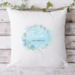 Lade das Bild in den Galerie-Viewer, Kissen in Rosa&amp;Blau |Kissenbezug| Lieblingsplatz| Personalisierbar mit Namen| Deko Wohnzimmer| Schlafzimmer - GlamourDesign
