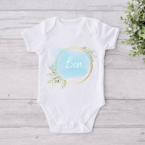 Baby Body mit Namen | Geschenk zur Geburt | Junge | Boho | personalisierbar - GlamourDesign