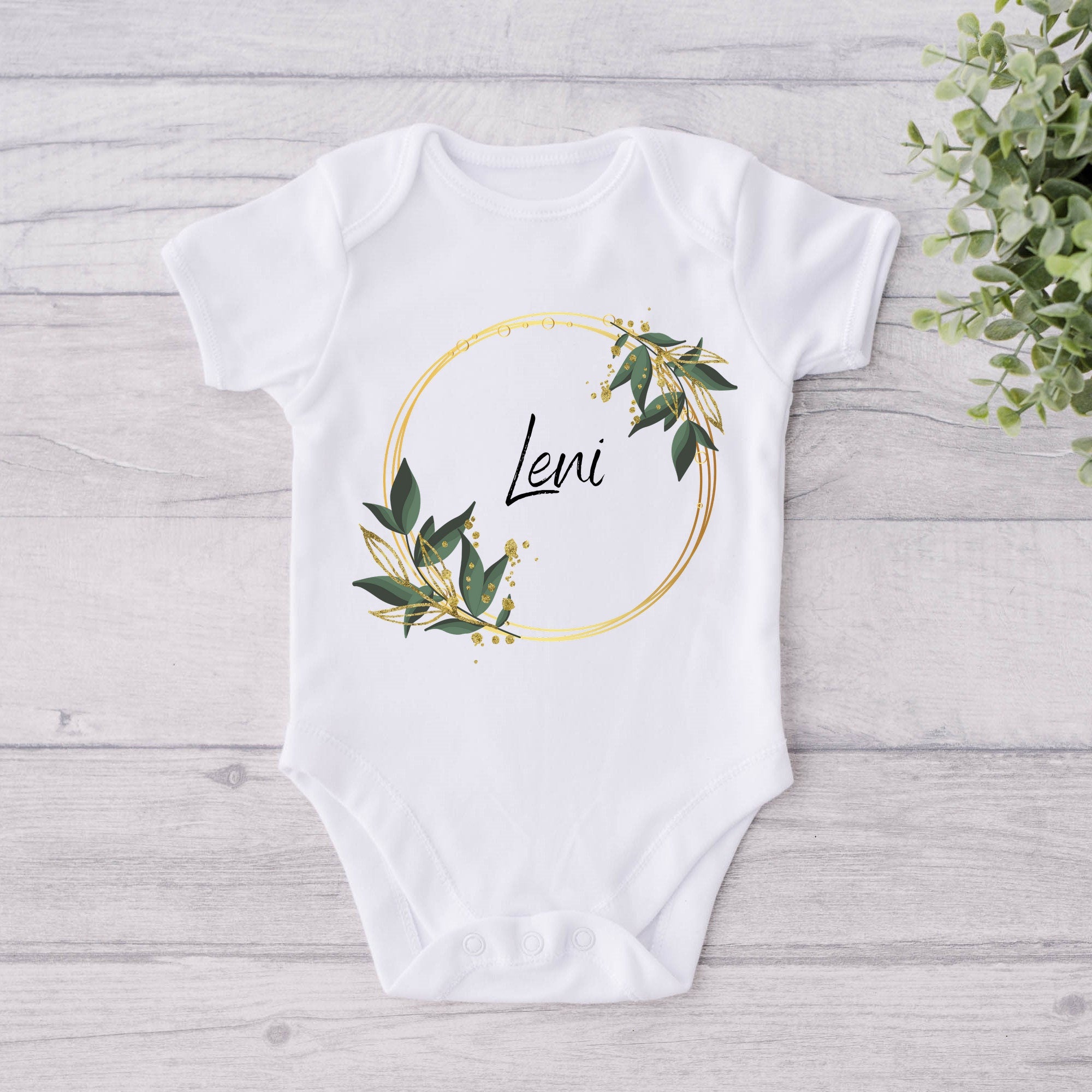 Baby Body mit Namen - GlamourDesign