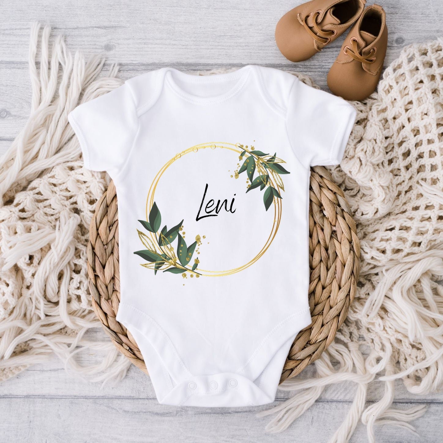 Baby Body mit Namen - GlamourDesign