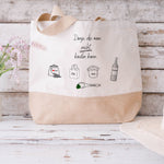 Lade das Bild in den Galerie-Viewer, Juteshopper XL| Minimalistisch Stil | Einkaufstasche nachhaltig - GlamourDesign

