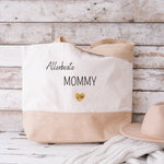 Lade das Bild in den Galerie-Viewer, Juteshopper XL| personalisiert mit Namen| Einkaufstasche| Geschenk für Mama - GlamourDesign
