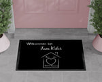 Lade das Bild in den Galerie-Viewer, Fußmatte | personalisierbar mit Familien-&amp;Vornamen| bis zu 4 Vornamen - GlamourDesign
