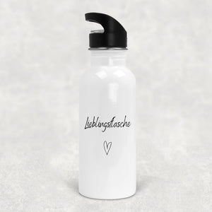 Trinkflasche aus Edelstahl | 600 ml| Lieblingsflasche - GlamourDesign